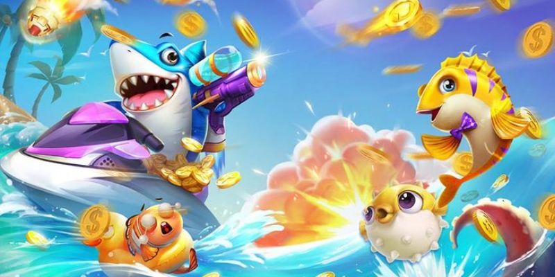 Dồn đạn vào cá lớn để tăng tiền thưởng trong JILI Đánh Cá Vui Vẻ