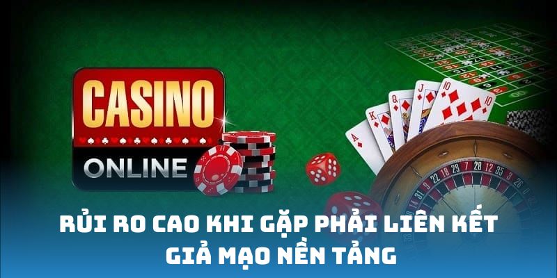 Rủi ro cao khi gặp phải liên kết giả mạo nền tảng